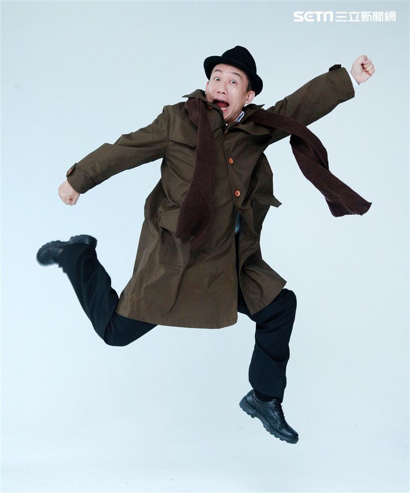 郭子乾演舞台劇「步步驚笑」。（記者邱榮吉/攝影）