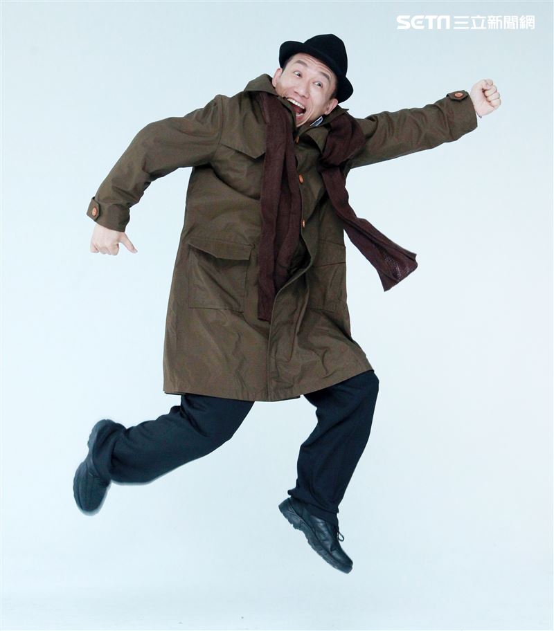 郭子乾演舞台劇「步步驚笑」。（記者邱榮吉/攝影）