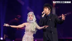 五月天擔任蔡依林「Ugly Beauty」台北站最終場嘉賓。（圖／記者林聖凱攝影）
