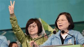 蔡英文、蘇治芬（蔡英文競選連任辦公室提供）