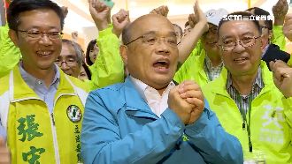 蘇貞昌陪張宏陸掃街　遇對手展高人氣