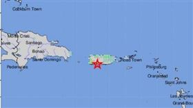 波多黎客地震6.6
圖／翻攝自美國地質調查局