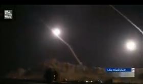 狙殺蘇雷曼尼引怒火！美軍駐伊拉克基地　遭伊朗軍數十枚導彈攻擊（圖／翻攝自推特@Timesofgaza）