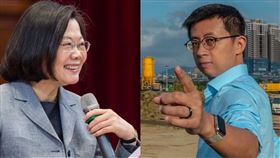 挺身籲年輕人投票！呱吉表態：只願支持3號蔡英文（圖／翻攝自蔡英文、呱吉臉書）