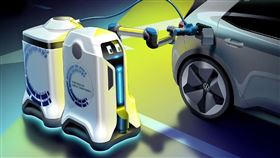▲Volkswagen充電機器人。（圖／翻攝網站）