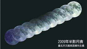 半影月食(台北市立天文館)