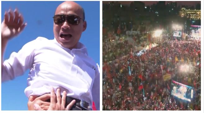 韓國瑜凱道喊50萬人！90分翻5倍