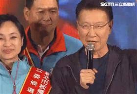 ▲趙少康出席韓國瑜凱道造勢晚會