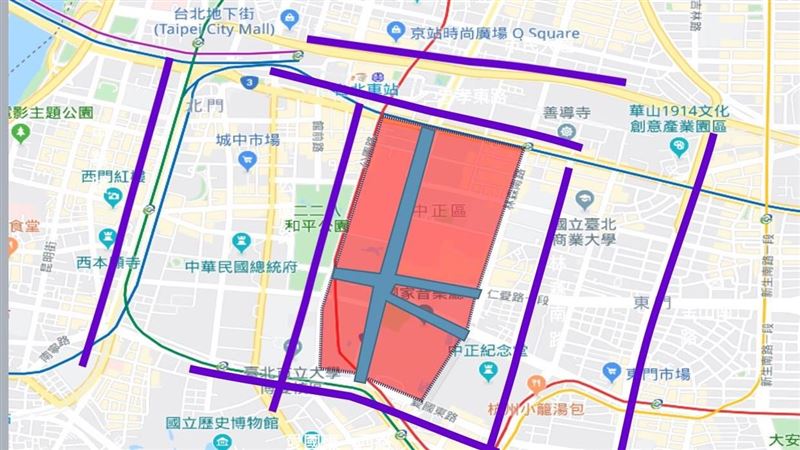小英選前之夜凱道造勢　交管措施看這