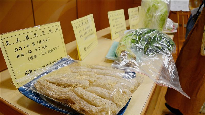 檢驗春節食材　竹笙山東大白菜超標