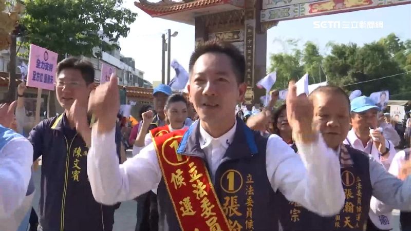 選前最後衝刺！張瀚天掃街展現高人氣