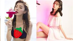 女星夏如芝身材姣好，頗有跨現代與古典氣質美。（圖／翻攝自夏如芝臉書）