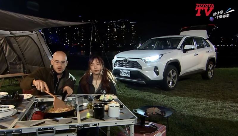 吳鳳露營的最愛　Rav4擁超大空間