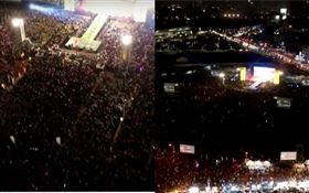 20萬人站出來！蔡英文鳳山造勢「爆場」　空拍照震撼曝光