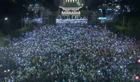 （圖／翻攝自蔡英文臉書）蔡英文,凱道,空拍