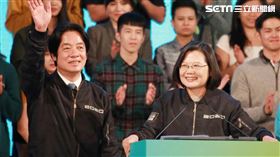 ▲蔡英文出席凱道造勢晚會。（圖／記者林士傑攝影）