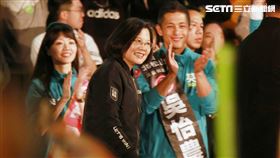 ▲蔡英文出席凱道造勢晚會。（圖／記者林士傑攝影）