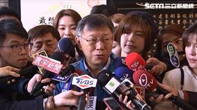 投票排半小時！柯文哲「以為10分就投完」：效率能再提高（新聞台畫面）