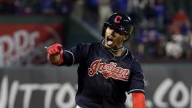 ▲Lindor擊出生涯首發滿貫砲。（圖／美聯社／達志影像）