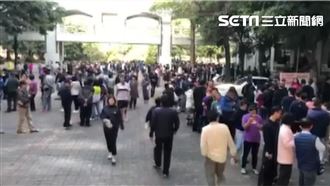 天氣好+踴躍投票！投票所大排長龍