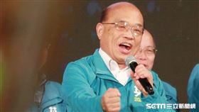 民進黨,選前之夜,蘇貞昌（圖／記者林士傑攝影）