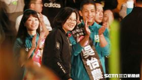 ▲蔡英文出席凱道造勢晚會。（圖／記者林士傑攝影）