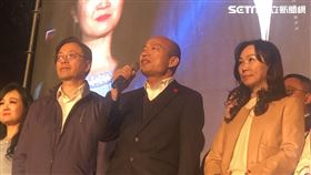 韓國瑜上台發表敗選感言(林恩如攝)