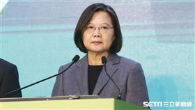 蔡英文勝選國際記者會。（圖／記者林聖凱攝影）