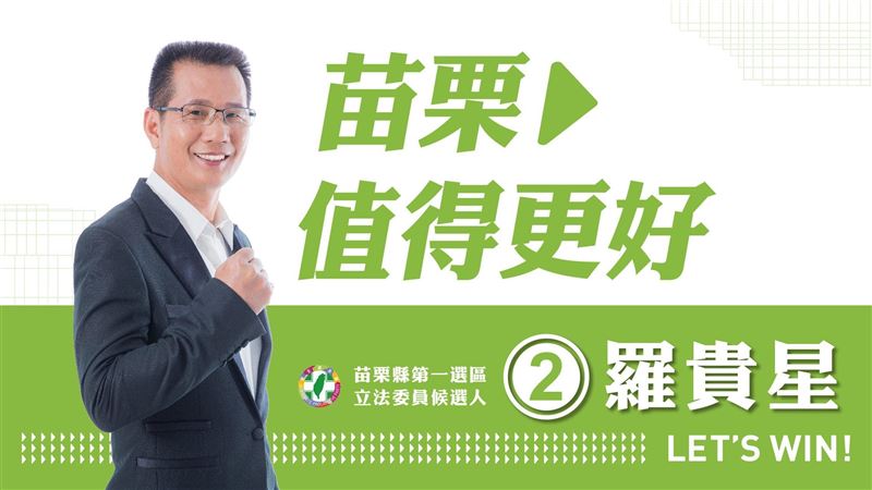 苗栗立委／沒能翻轉苗栗　羅貴星說…