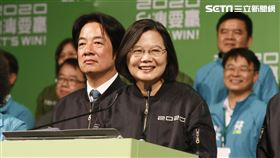 2020總統大選蔡英文勝選之夜。（圖/記者林聖凱攝影）