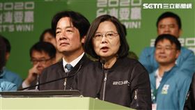 2020總統大選蔡英文勝選之夜。（圖/記者林聖凱攝影）
