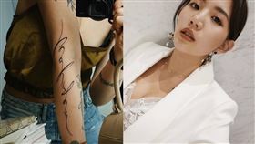 陳艾琳寫出第9個新刺青的意義。（圖／翻攝自陳艾琳IG）