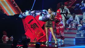 謝金燕,2020超級巨星紅白藝能大賞,美腿,新台幣,新年。圖／台視提供