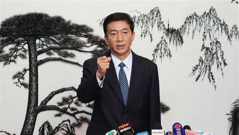 新任港中聯辦主任訪粵　談大灣區建設