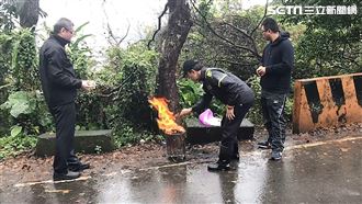 燒紙錢盼尋兇刀　萬華警重回棄屍現場