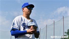 富邦悍將副隊長陳鴻文。（圖／記者王怡翔攝影）