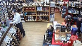 洋酒大盜,偷竊,店家,新北,翻攝畫面
