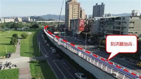 解開秀朗橋北側都市計畫開發癥結，新店溪左堤全面加高改善！（圖／新北市政府）