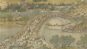 清明上河圖  首度到故宮南院展出2020年故宮南院年節將推出「清明上河圖特展」，1月22日至4月26日清明上河圖首度南下，展出清院本「清明上河圖」（圖為畫作局部）、宋代張擇端「清明易簡圖」及明代仇英「清明上河圖」。（故宮提供）中央社記者鄭景雯傳真  109年1月13日