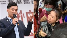 「我宋慧喬沒在怕！」一柱擎天姊直播嗆陳柏惟：教壞小孩（合成圖／民進黨提供、資料照）