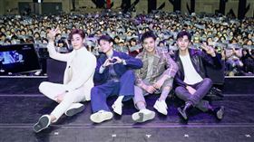 《那一天》雙CP宋偉恩、黃雋智、張瀚元、劉韋辰12日南下高雄舉辦見面會（圖／LINE TV提供）