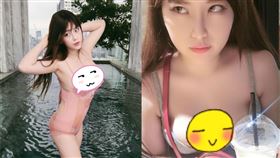 網紅,Yumi,看醫生,露奶,清涼,辣照（圖／翻攝自instagram-yumibb8888）