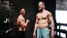 ▲大都會投手辛德加（Noah Syndergaard），季後練出8塊肌。（圖／翻攝自MLB推特）