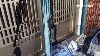 屏東家門遭2度潑漆　疑兒媳離婚糾紛