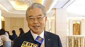 許勝雄樂觀看2020年  期盼兩岸朝合則利方向邁進展望2020年，三三會理事長許勝雄認為，中國是台灣重要出口市場，大家應努力找到穩健和平發展的方法。中央社記者潘姿羽攝 109年1月15日