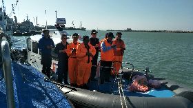 海巡新造多功能艇金門建功