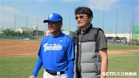 ▲富邦悍將春訓洪一中馮勝賢王尉永吳世豪6搶1。（圖／記者蕭保祥攝影）