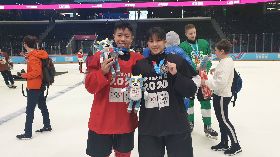 冬青奧混合國家三對三冰球 林威宇張恩