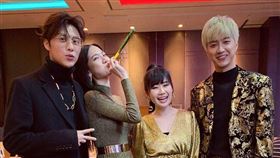 華研尾牙，曾之喬，江宏傑，福原愛，文慧如（翻攝曾之喬IG）