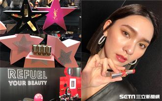 加油站超好拍　買唇膏送時尚大片刻字